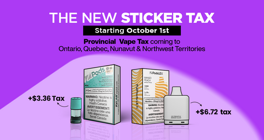 This New Provincial Tax Will Double Vape Taxes in Ontario, Quebec, Nunavut & NWT.