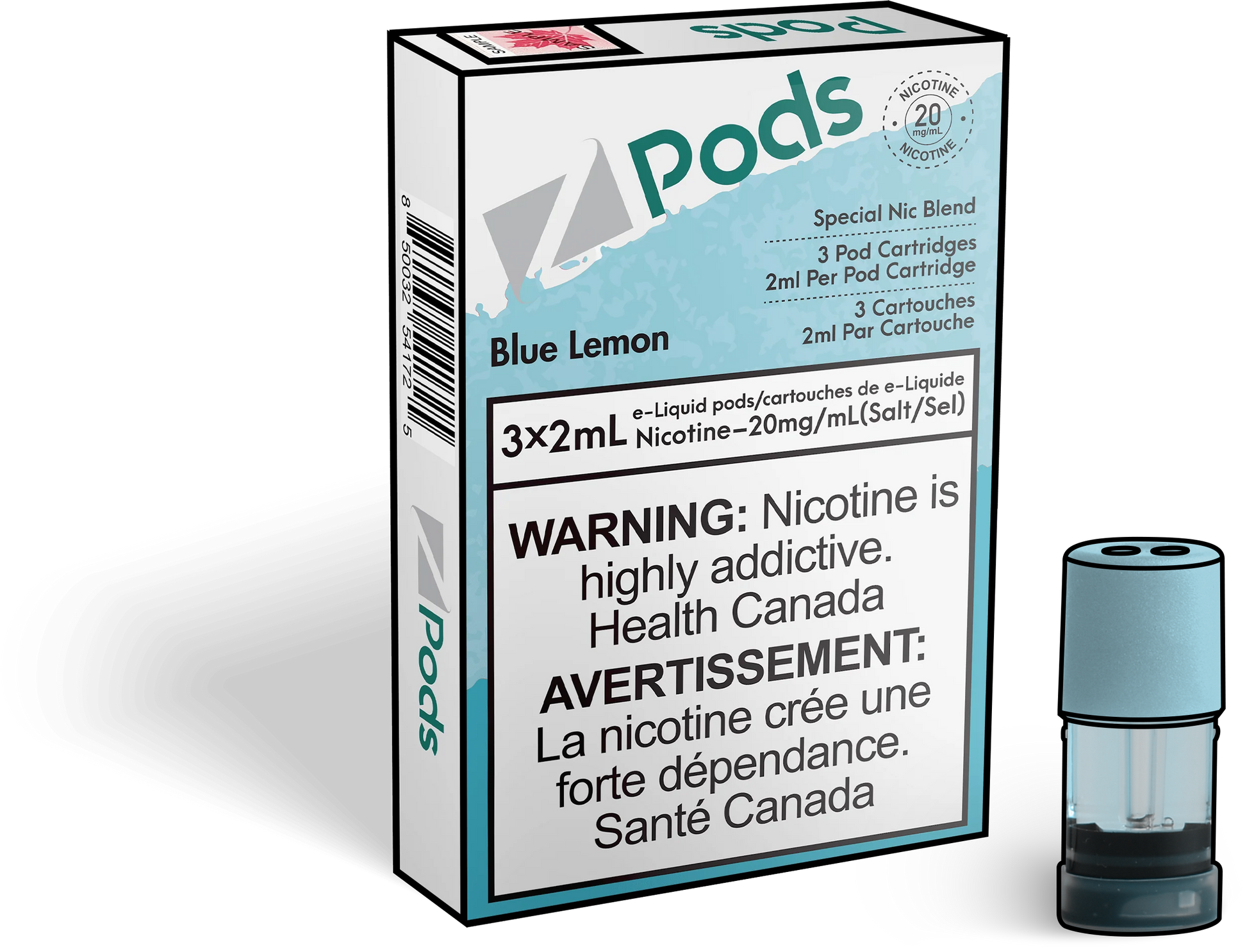 Zpods-Blue-Lemon-Eliquid-Disposable-Pod-Offical-Vape-Store