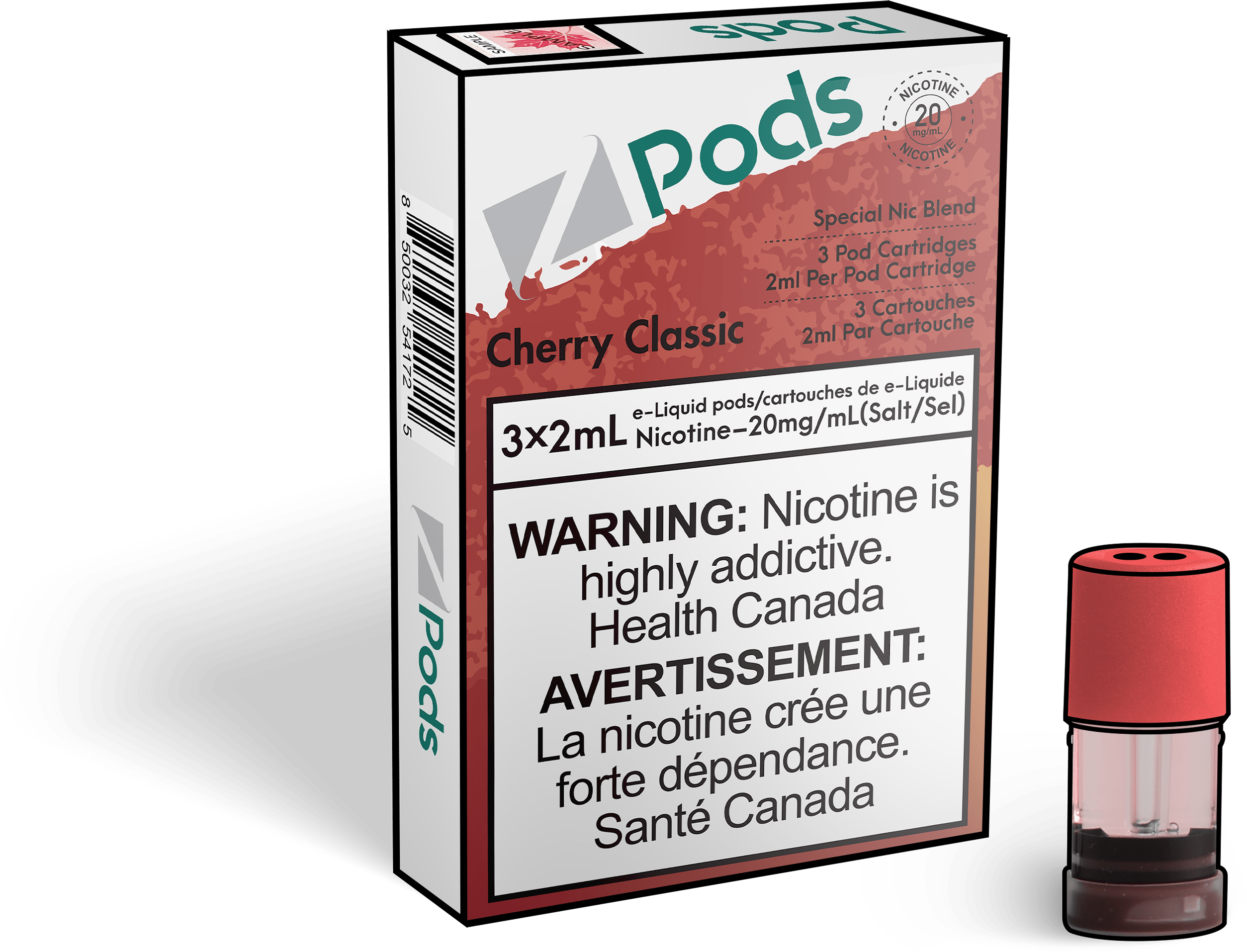 Zpods-Cherry-Classic-eliquid-Disposable-pod-Offical-Vape-Store