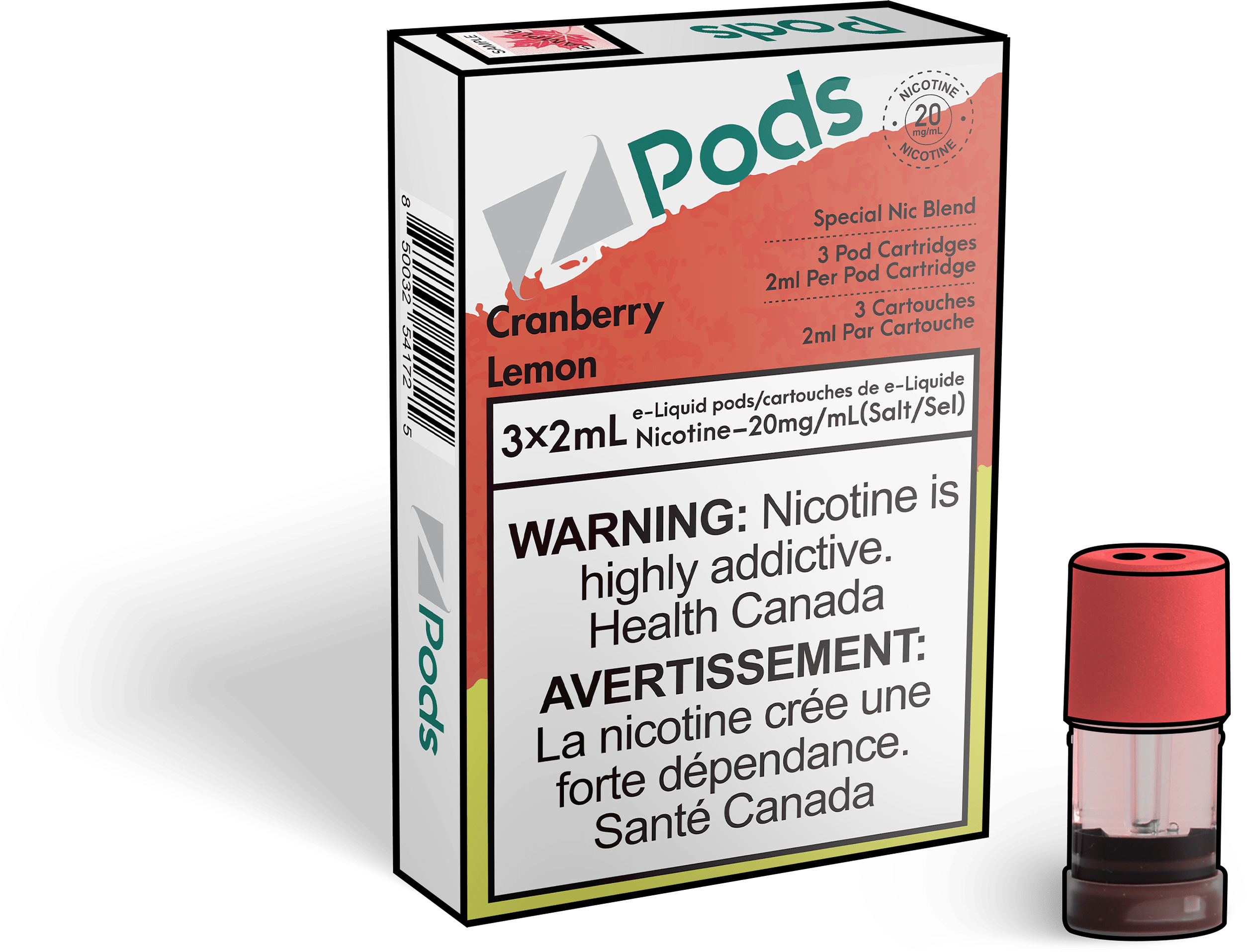 Zpods-Cranberry-Lemon-eliquid-Disposable-pod-Offical-Vape-Store