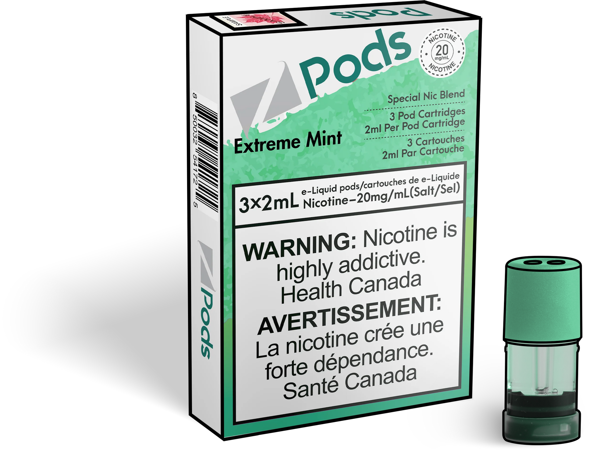Zpods-Extreme-Mint-Eliquid-Disposable-Pod-Offical-Vape-Store