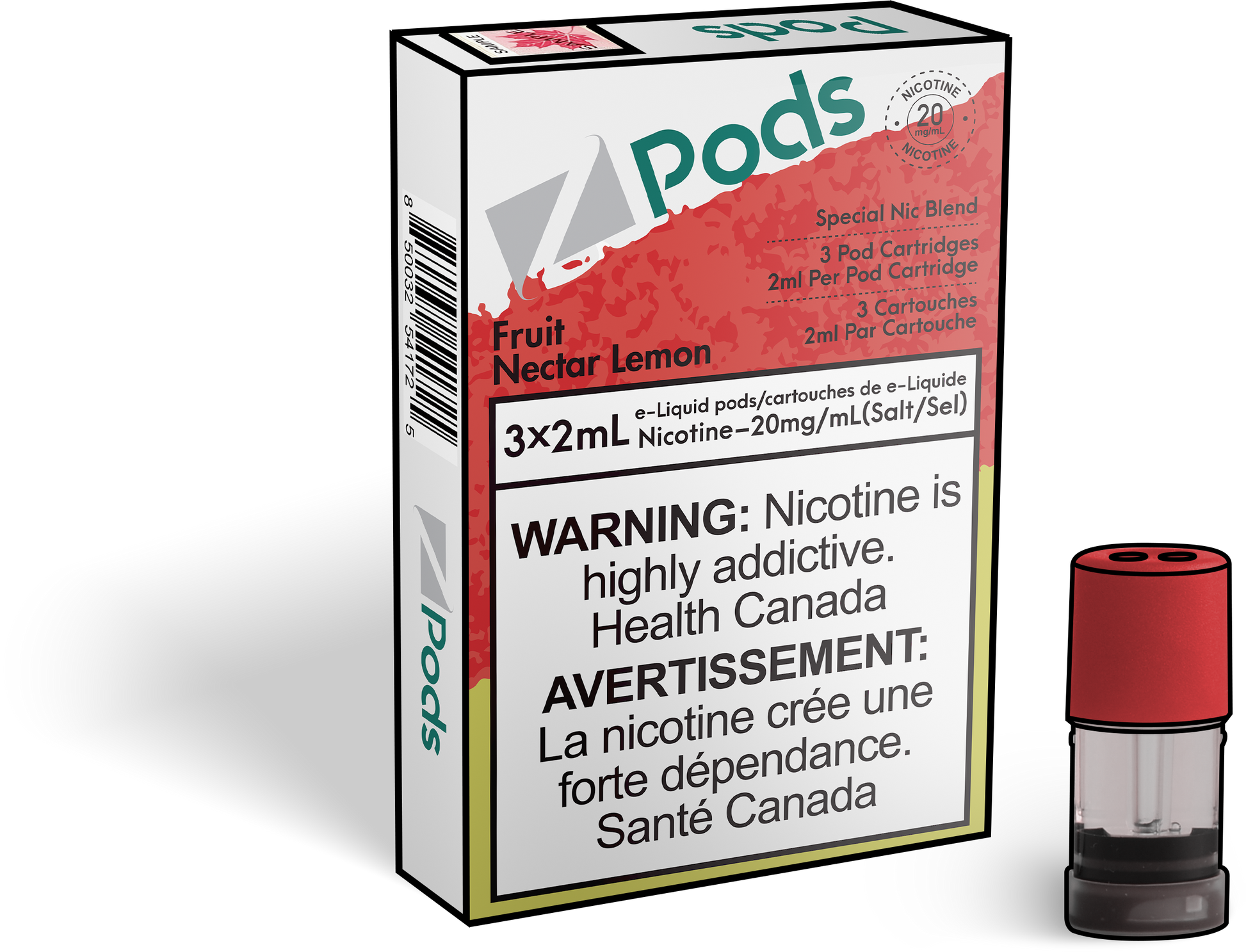 Zpods-Fruit-Nectar-Lemon-Eliquid-Disposable-Pod-Offical-Vape-Store