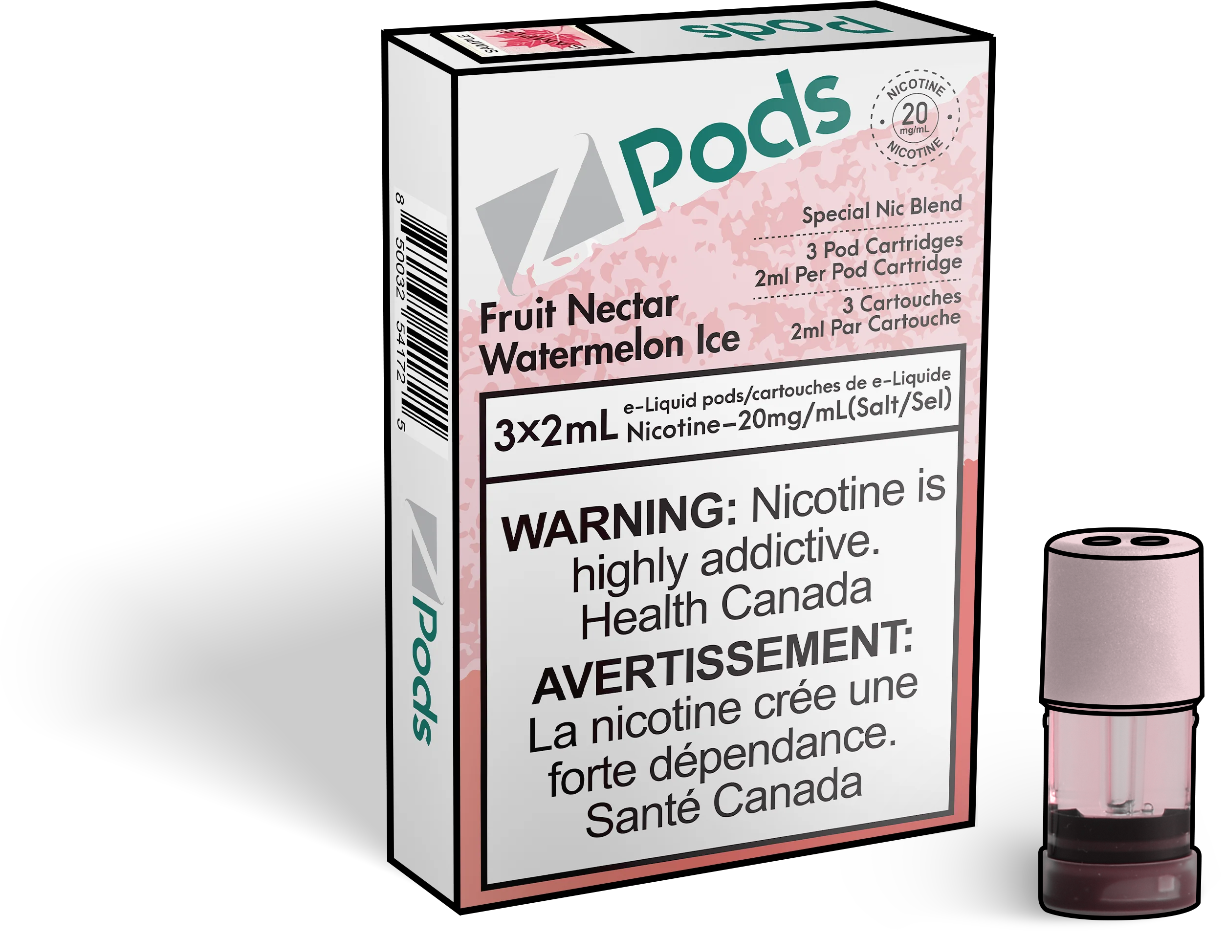 Zpods-Fruit-Nectar-Watermelon--Eliquid-Disposable-Pod-Offical-Vape-Store