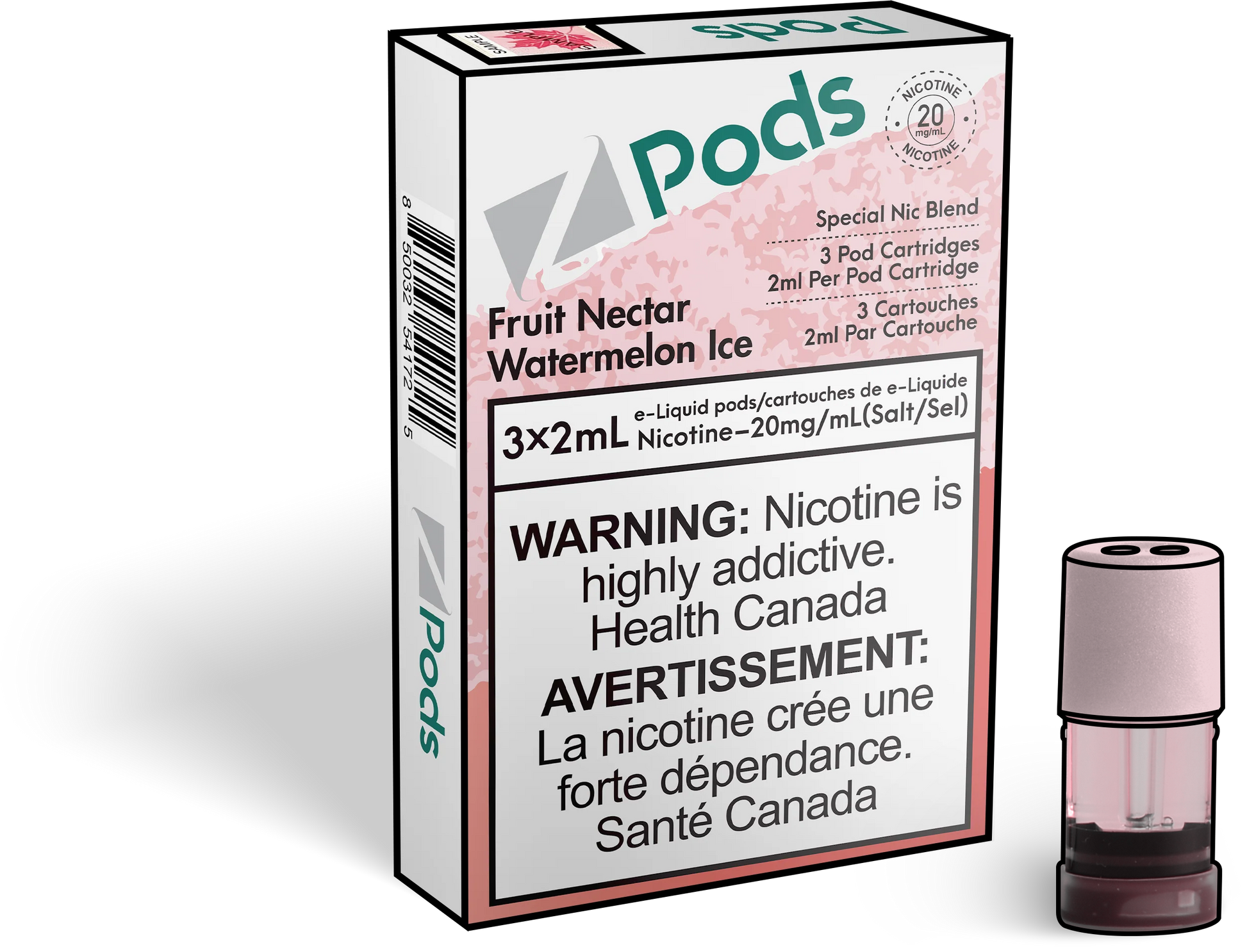 Zpods-Fruit-Nectar-Watermelon--Eliquid-Disposable-Pod-Offical-Vape-Store