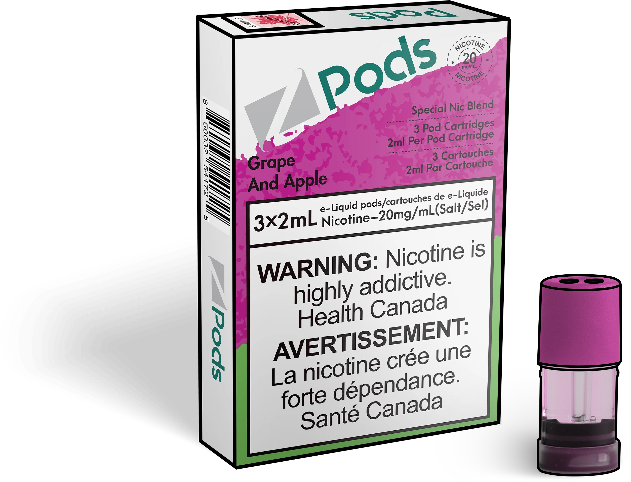 Zpods-Grape-And-Apple-eliquid-Disposable-pod-Offical-Vape-Store