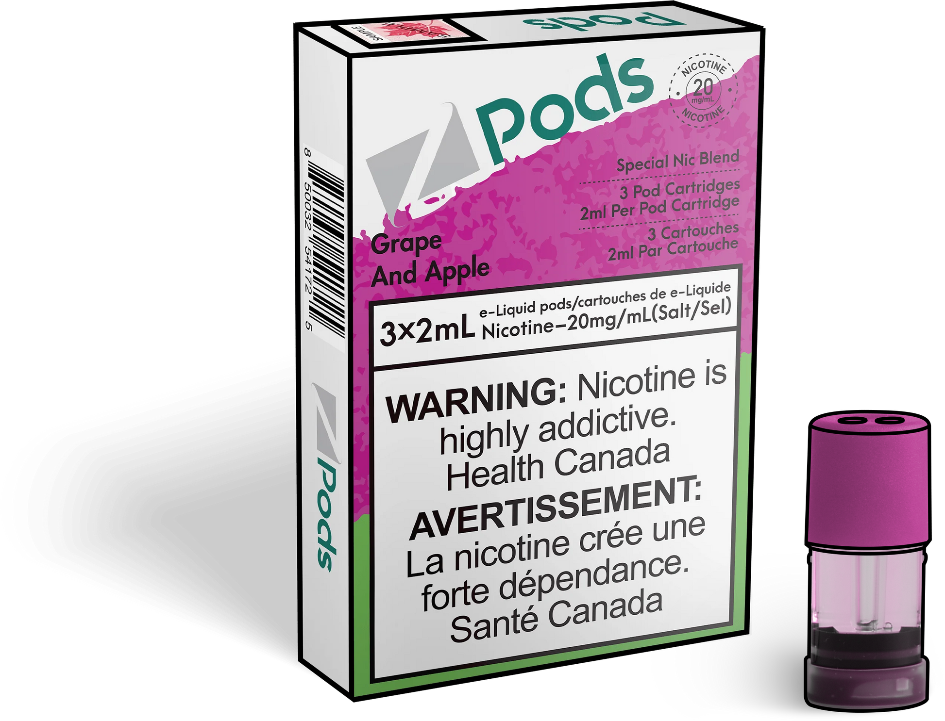 Zpods-Grape-And-Apple-eliquid-Disposable-pod-Offical-Vape-Store