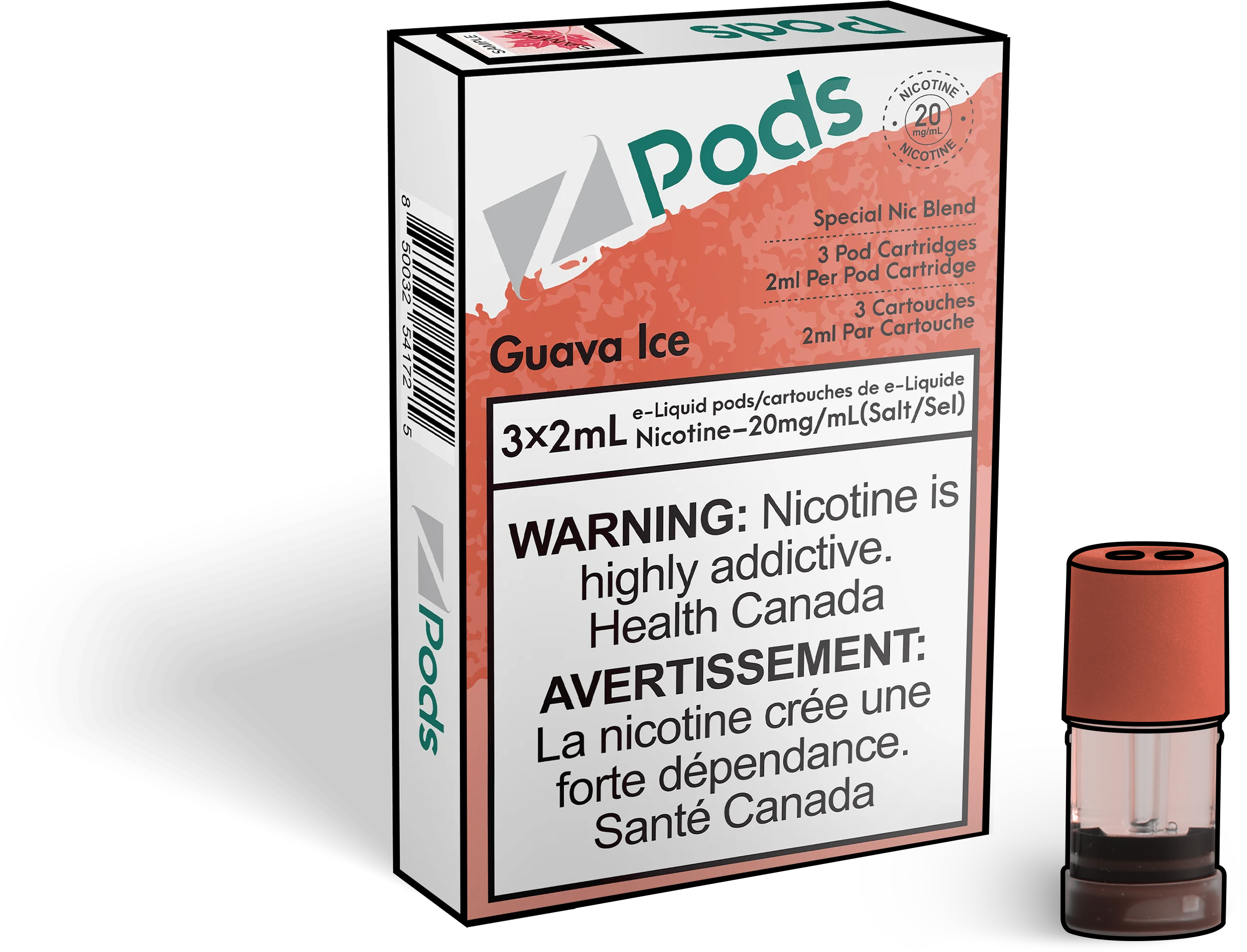 Zpods-Guava-Ice-eliquid-Disposable-pod-Offical-Vape-Store