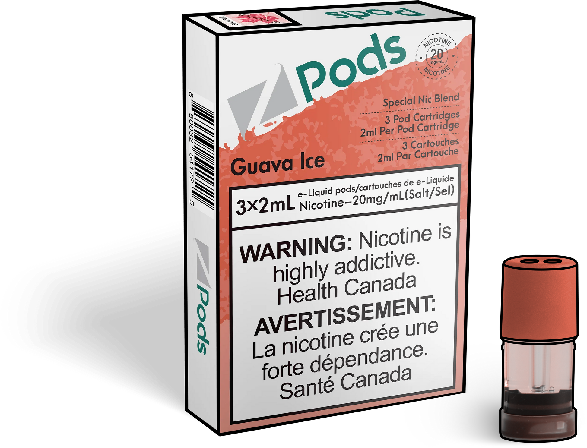 Zpods-Guava-Ice-eliquid-Disposable-pod-Offical-Vape-Store