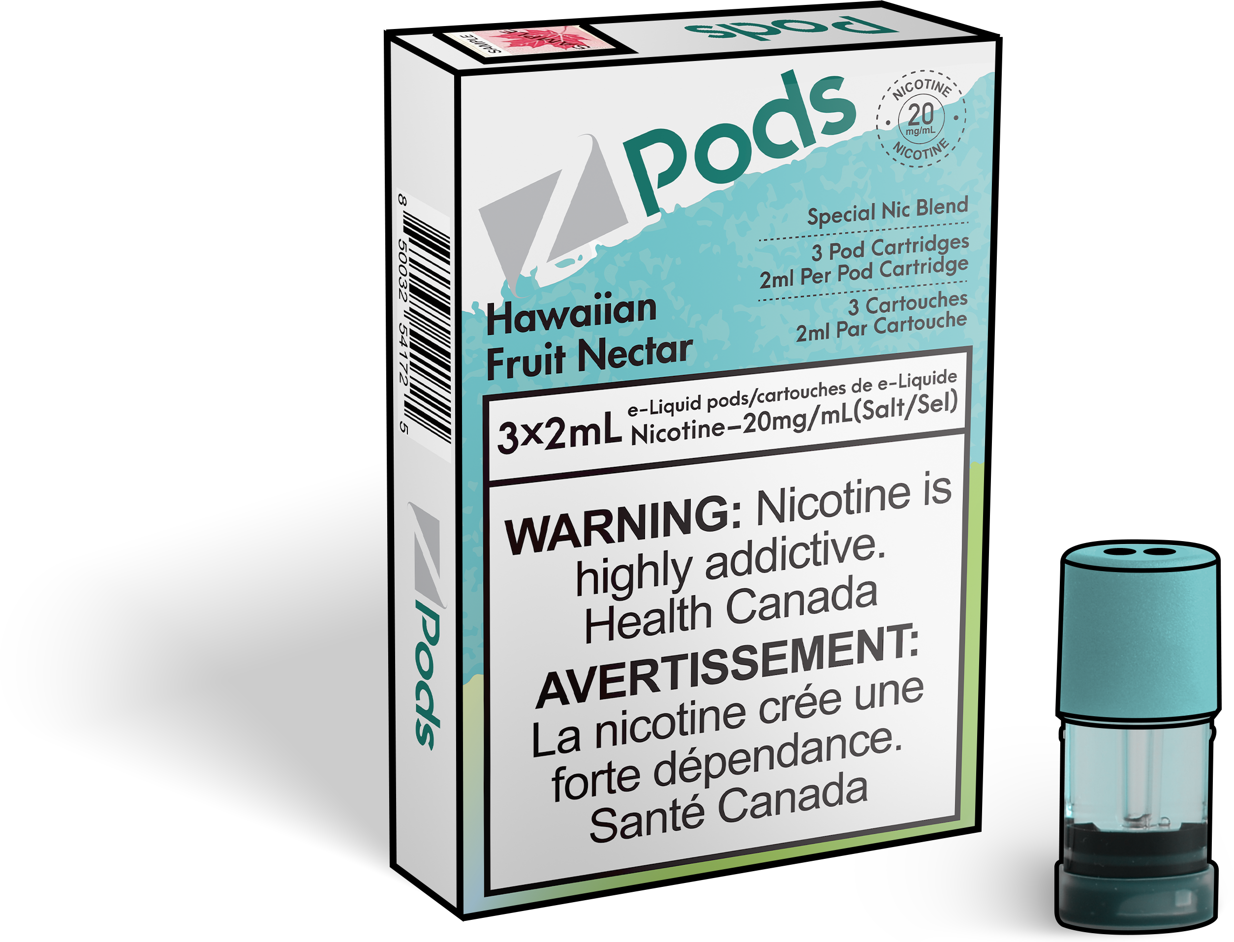 Zpods-Hawaiian-Fruit-Nectar-eliquid-Disposable-pod-Offical-Vape-Store