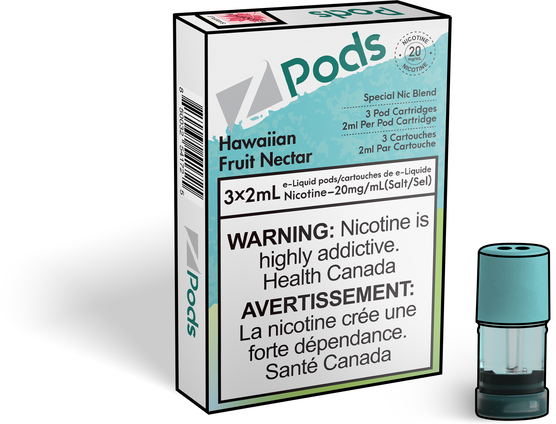 Zpods-Hawaiian-Fruit-Nectar-eliquid-Disposable-pod-Offical-Vape-Store