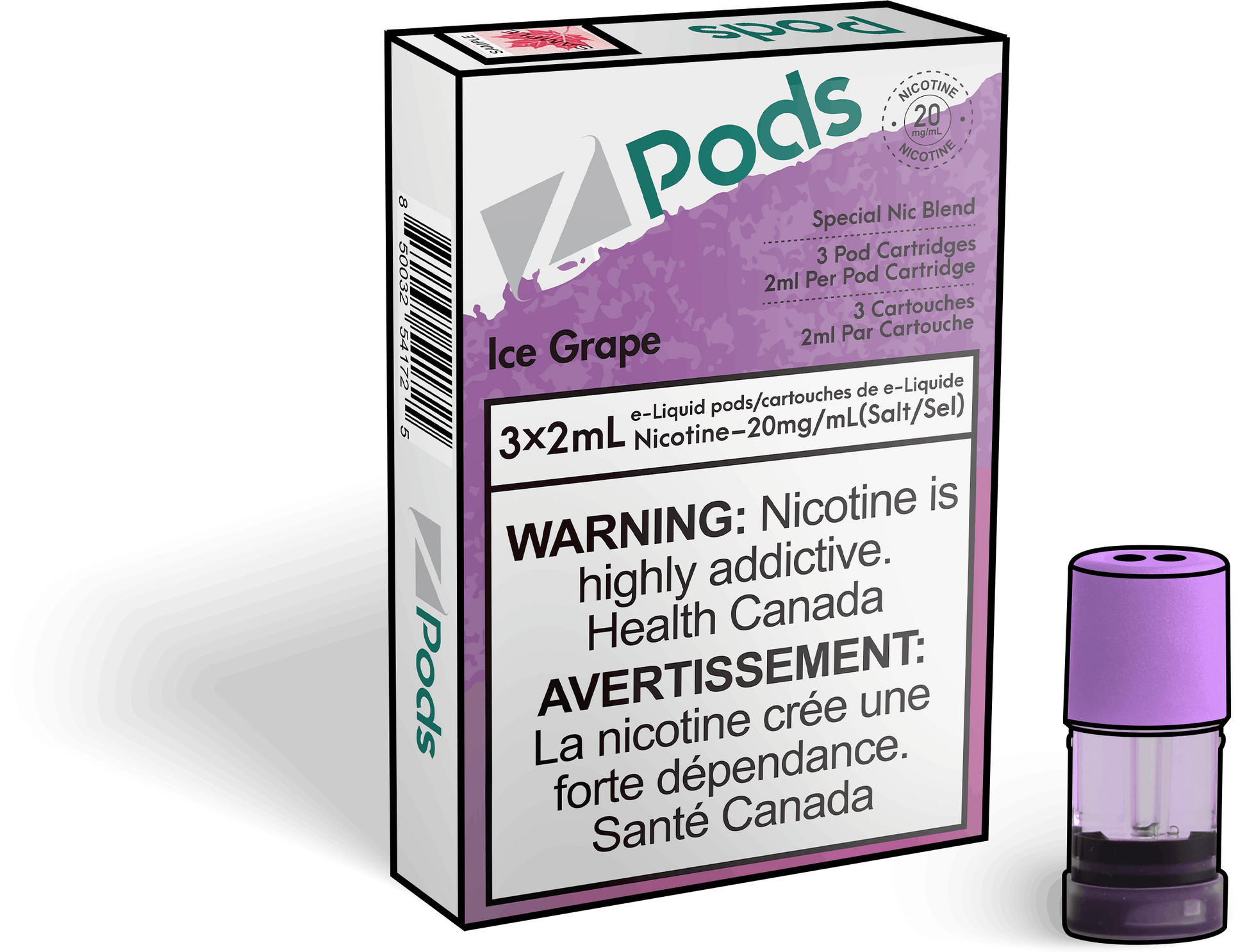 Zpods-Ice-Grape-Eliquid-Disposable-pod-Offical-Vape-Store