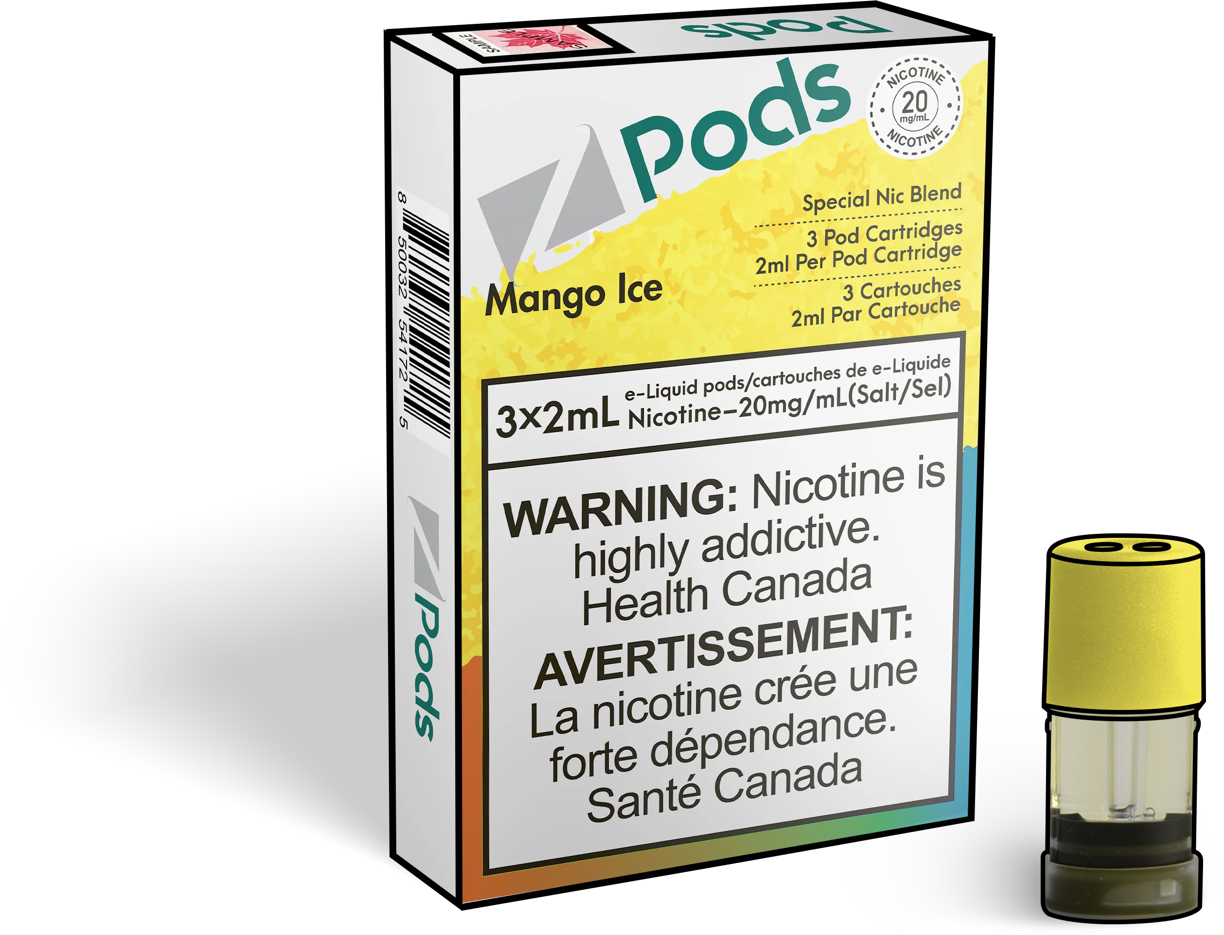 Zpods-Mango-Ice-Eliquid-Disposable-Pod-Offical-Vape-Store