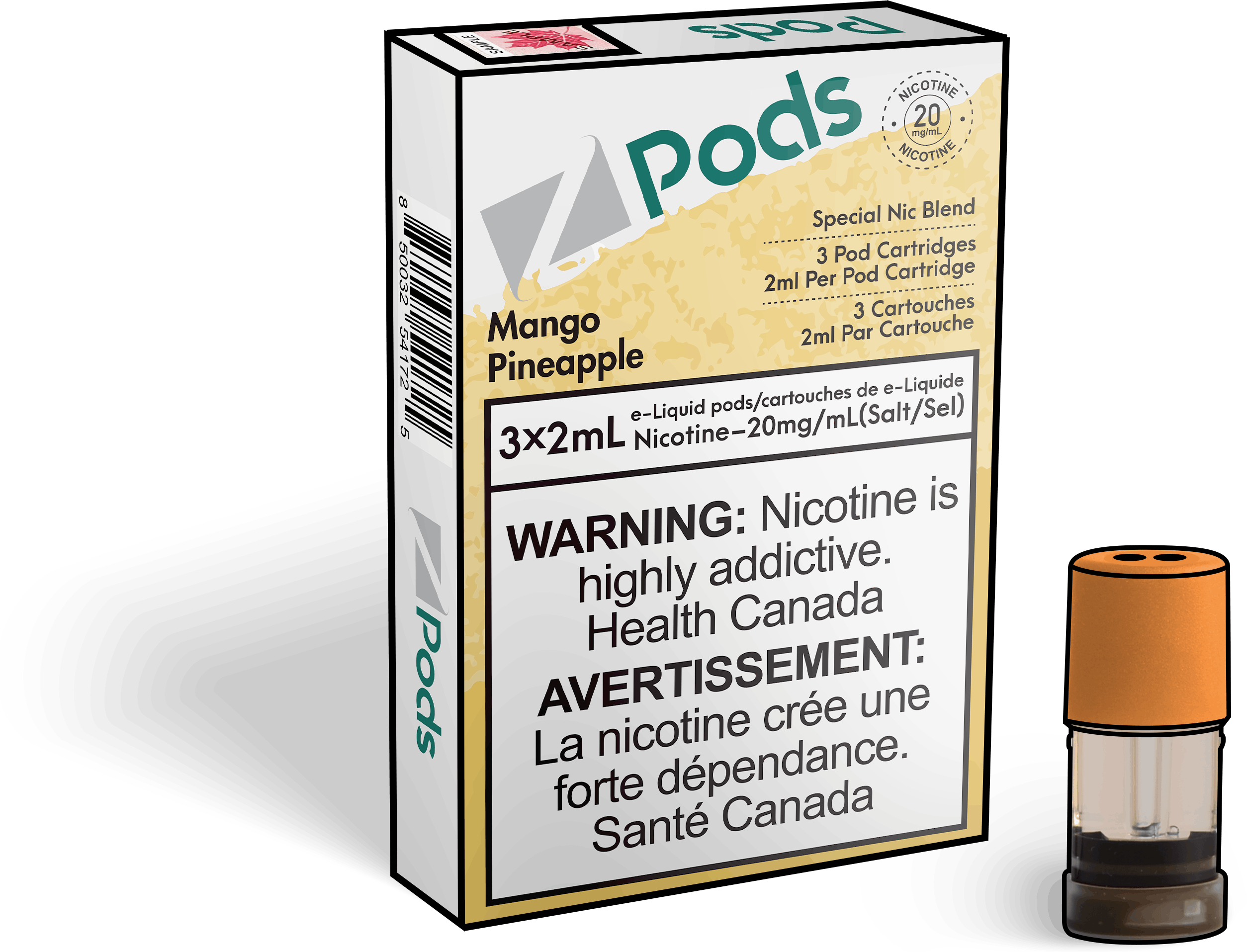 Zpods-Mango-Pineapple-Eliquid-Disposable-Pod-Offical-Vape-Store