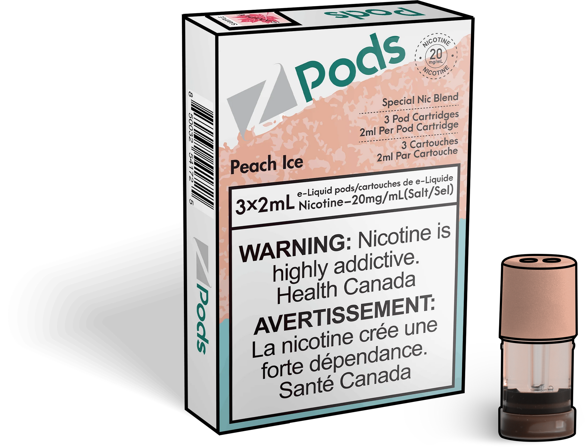 Zpods-Peach-Ice-Eliquid-Disposable-Pod-Offical-Vape-Store