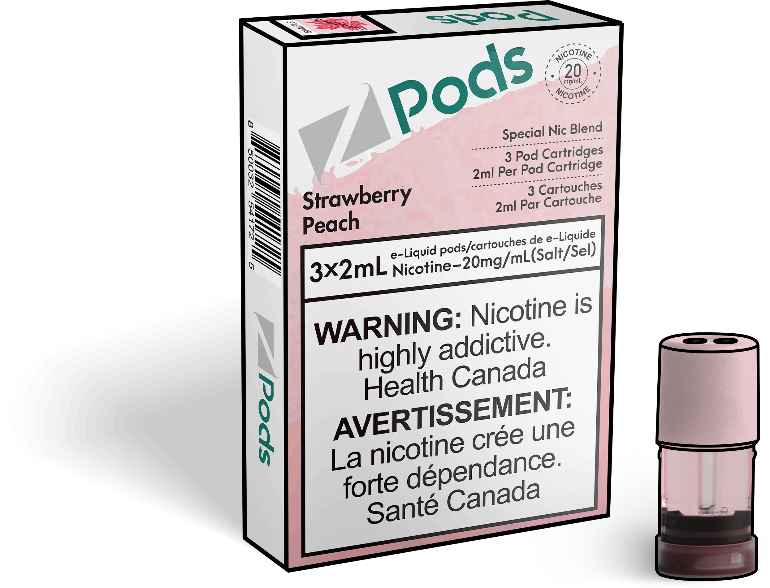 Zpods-Strawberry-Peach-Eliquid-Disposable-Pod-Offical-Vape-Store