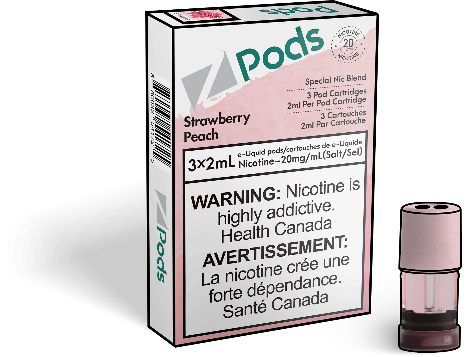 Zpods-Strawberry-Peach-Eliquid-Disposable-Pod-Offical-Vape-Store