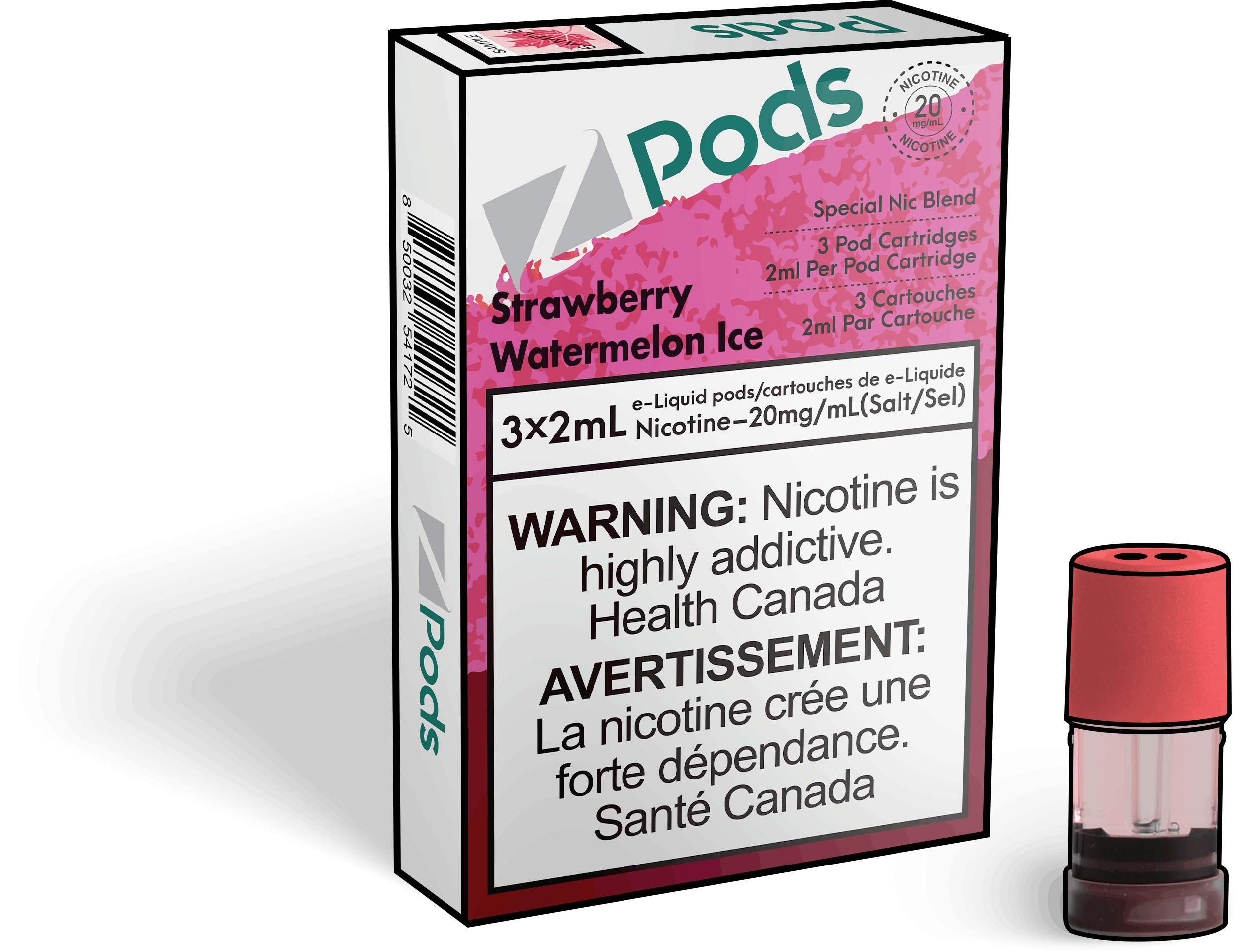Zpods-Strawberry-Watermelon--Eliquid-Disposable-Pod-Offical-Vape-Storece