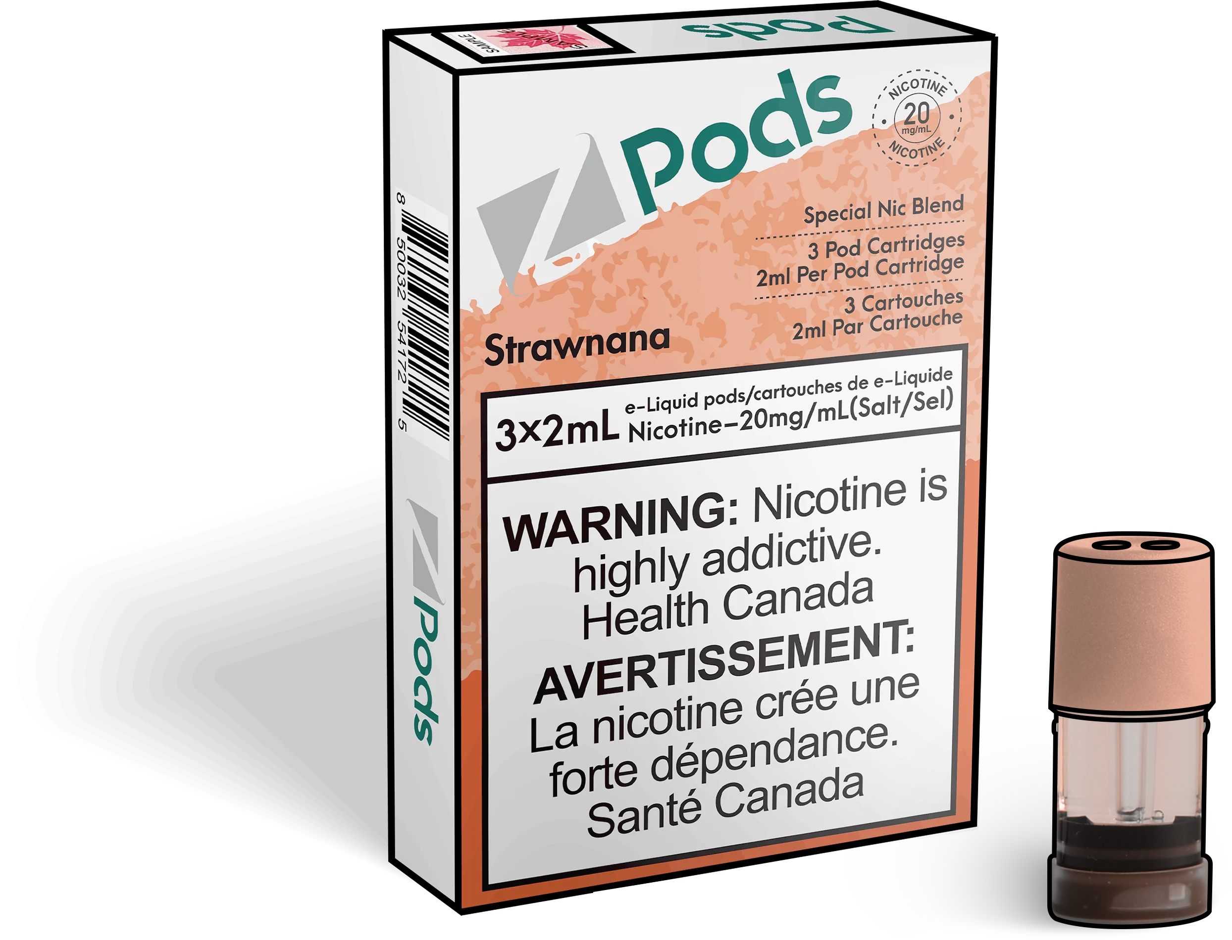 Zpods-Strawnana-Eliquid-Disposable-Pod-Offical-Vape-Storece