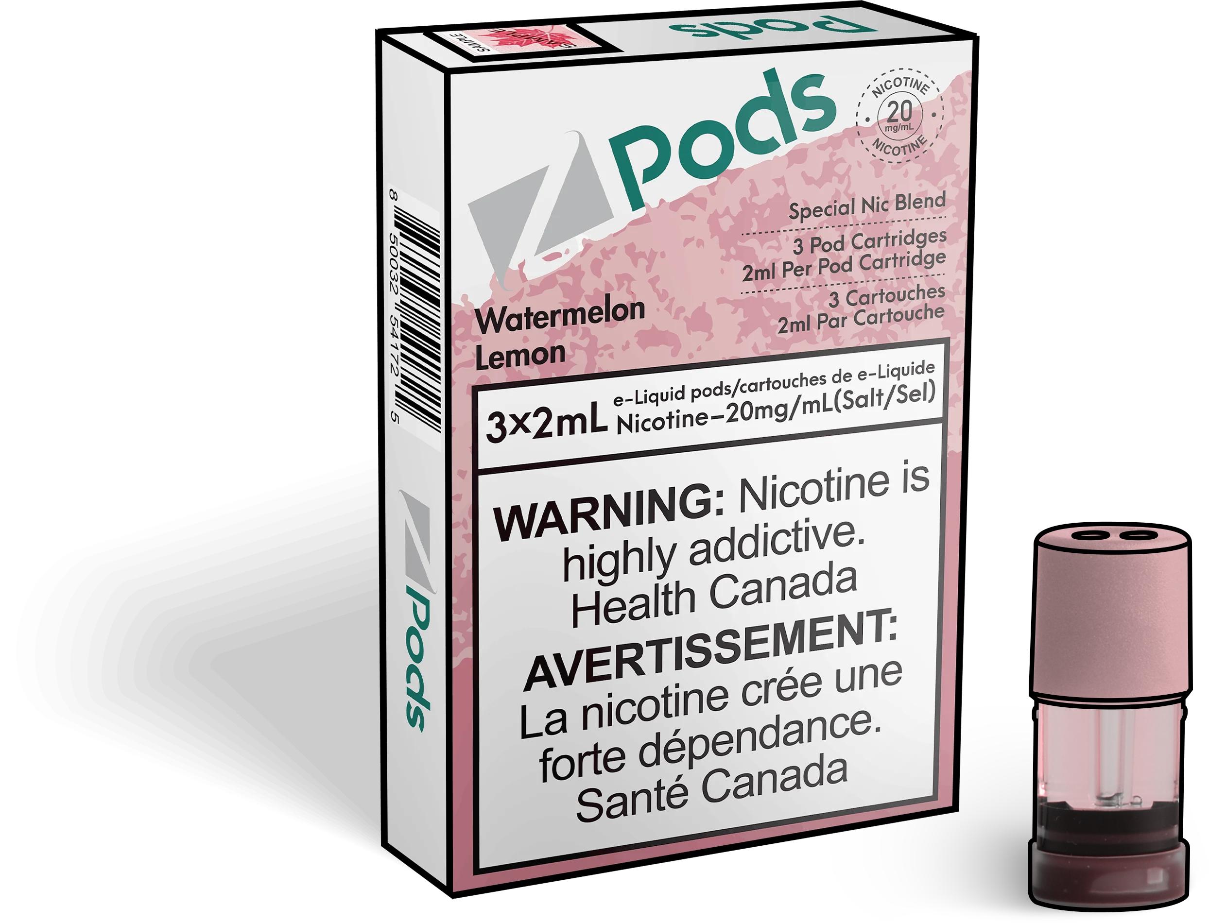 Zpods-Watermelon-Lemon-Eliquid-Disposable-Pod-Offical-Vape-Store
