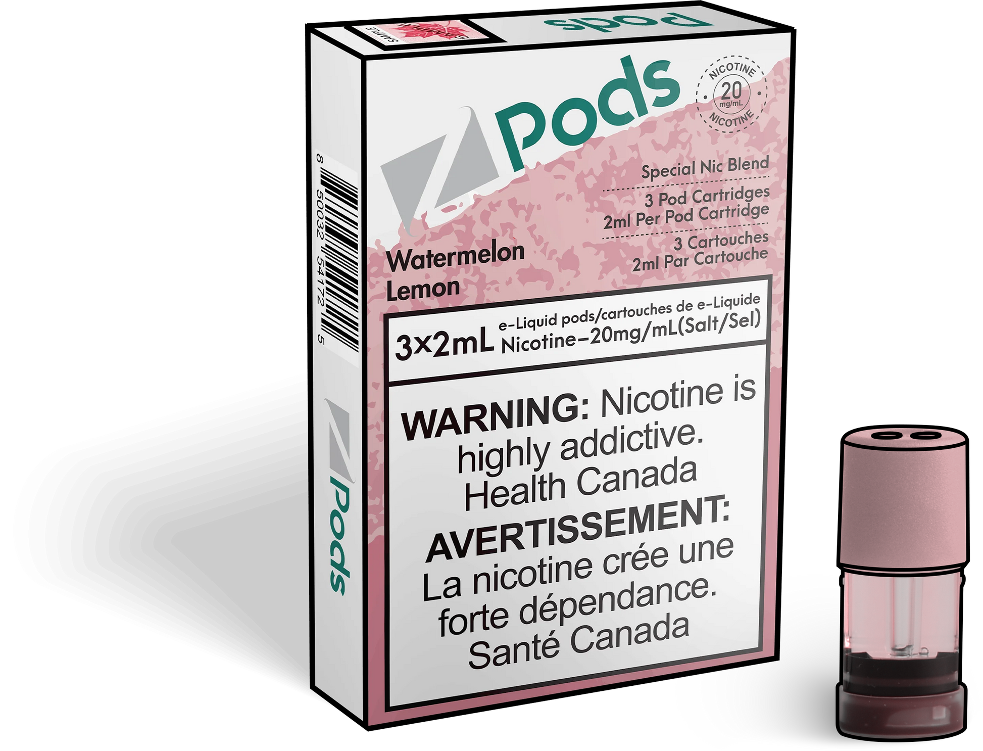 Zpods-Watermelon-Lemon-Eliquid-Disposable-Pod-Offical-Vape-Store