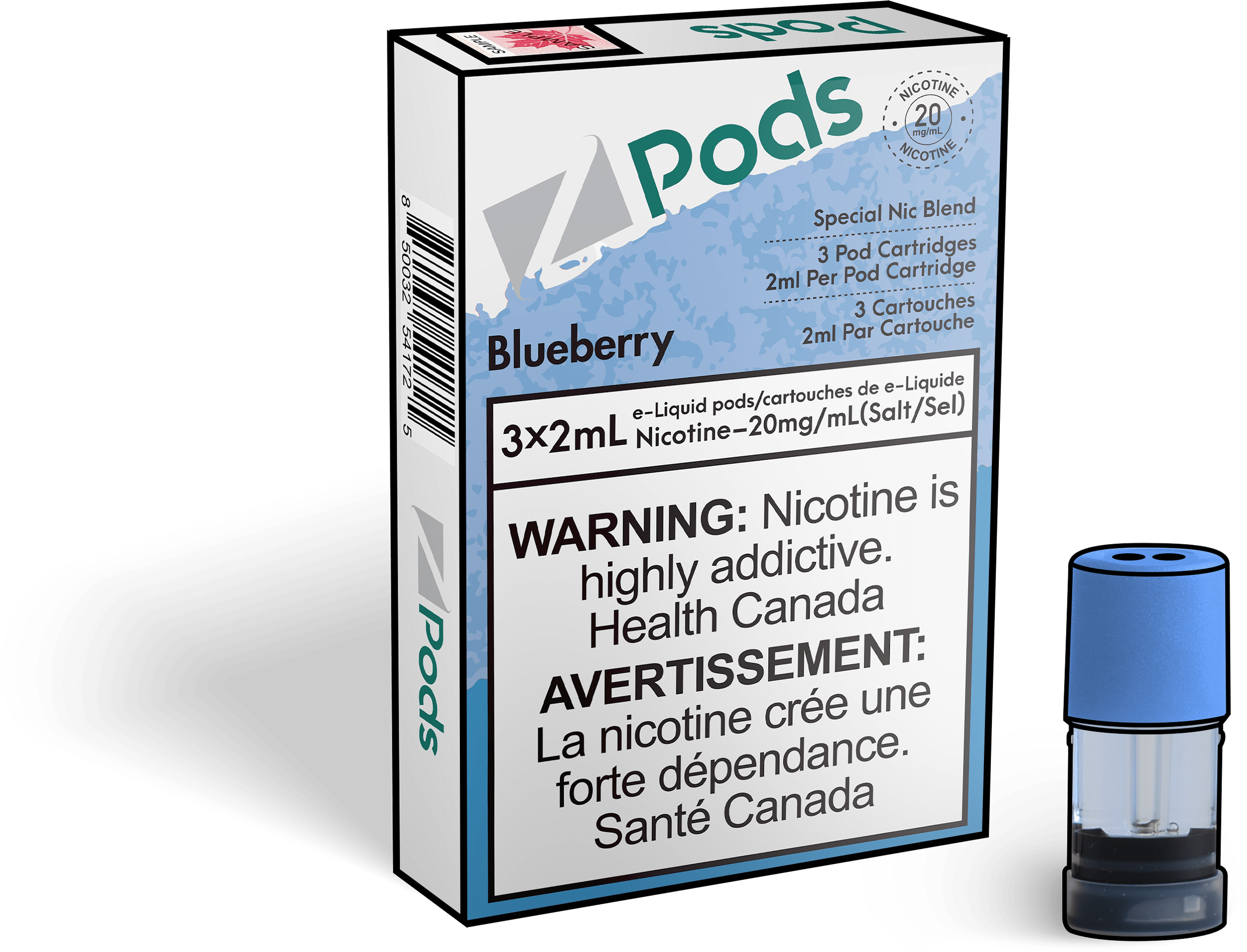 Zpods-blueberry-eliquid-Disposable-pod-Offical-Vape-Store