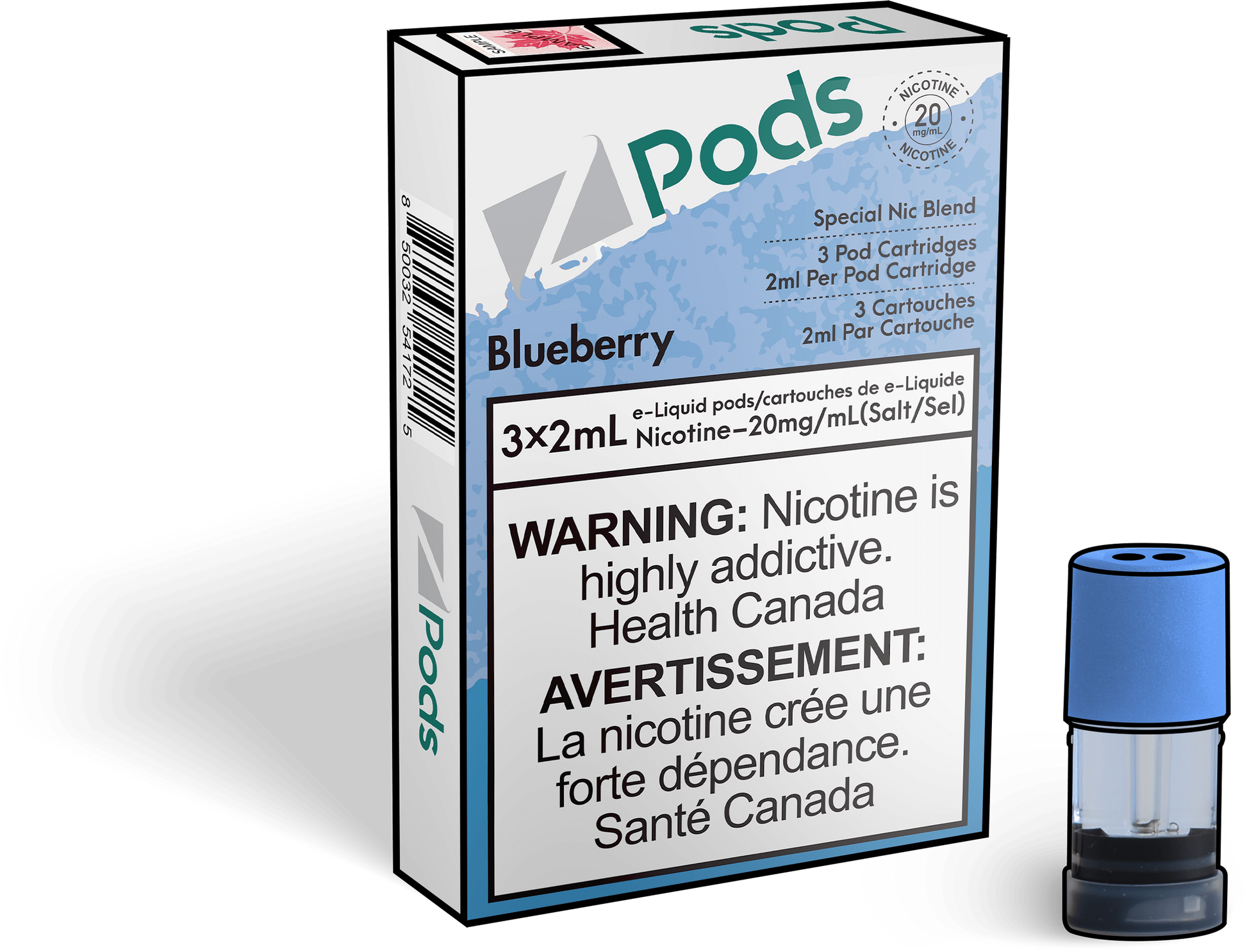 Zpods-blueberry-eliquid-Disposable-pod-Offical-Vape-Store