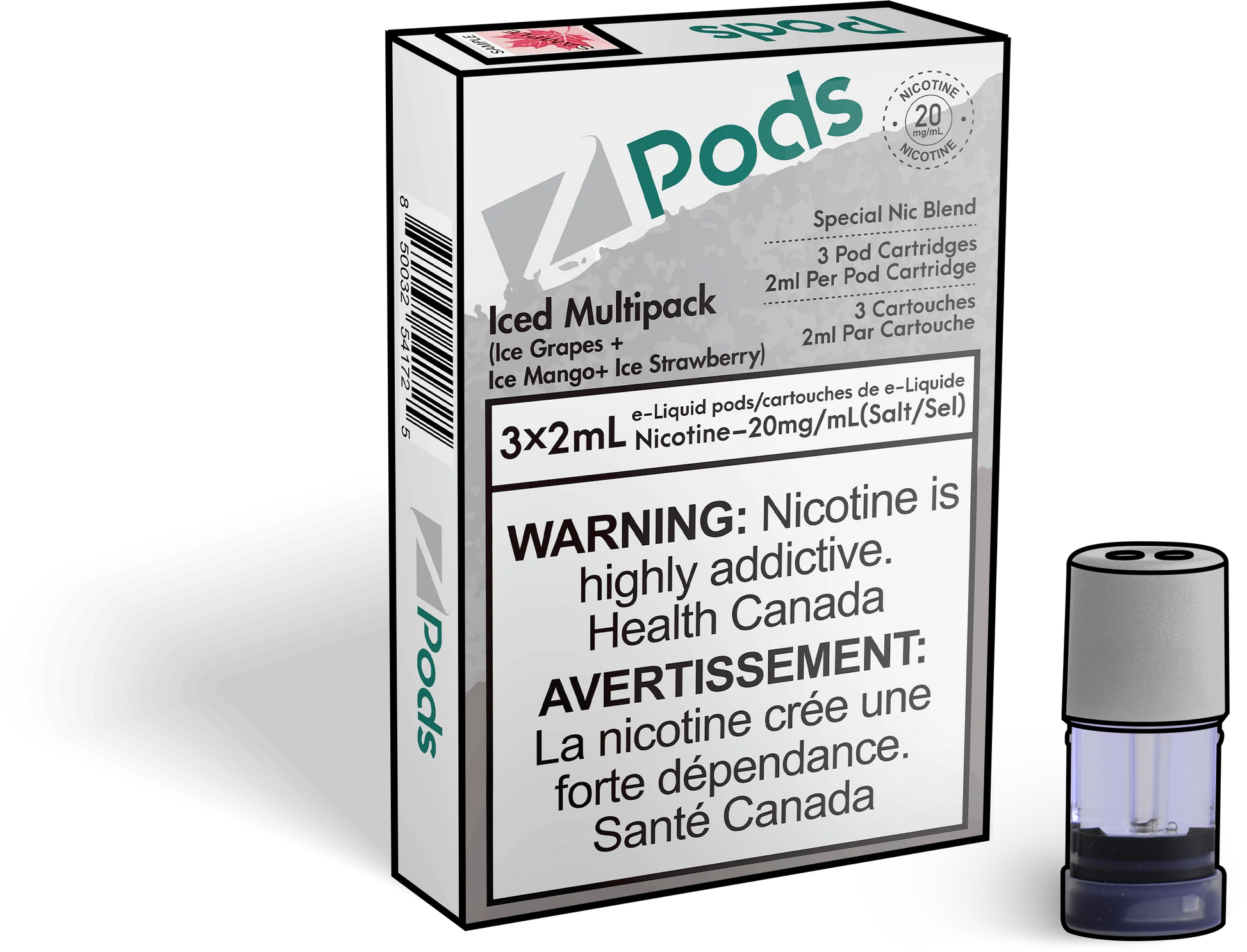 Zpods-Iced-Multipack-Eliquid-Disposable-pod-Offical-Vape-Store