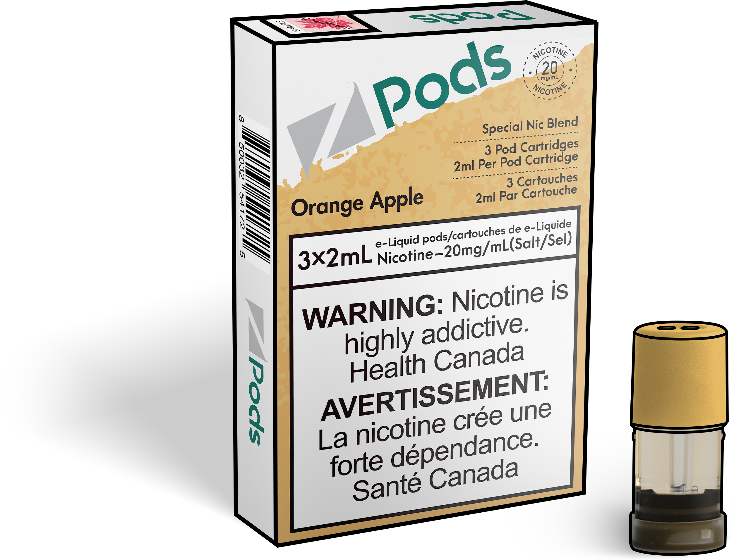 Zpods | Orange Apple | Vape Pods on Sale | Zpods Official Vape
