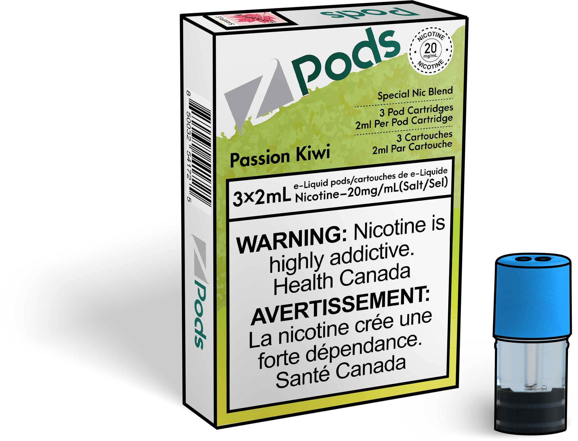 Zpods_Passion_Kiwi_Pods_Nic_Salt_Vape
