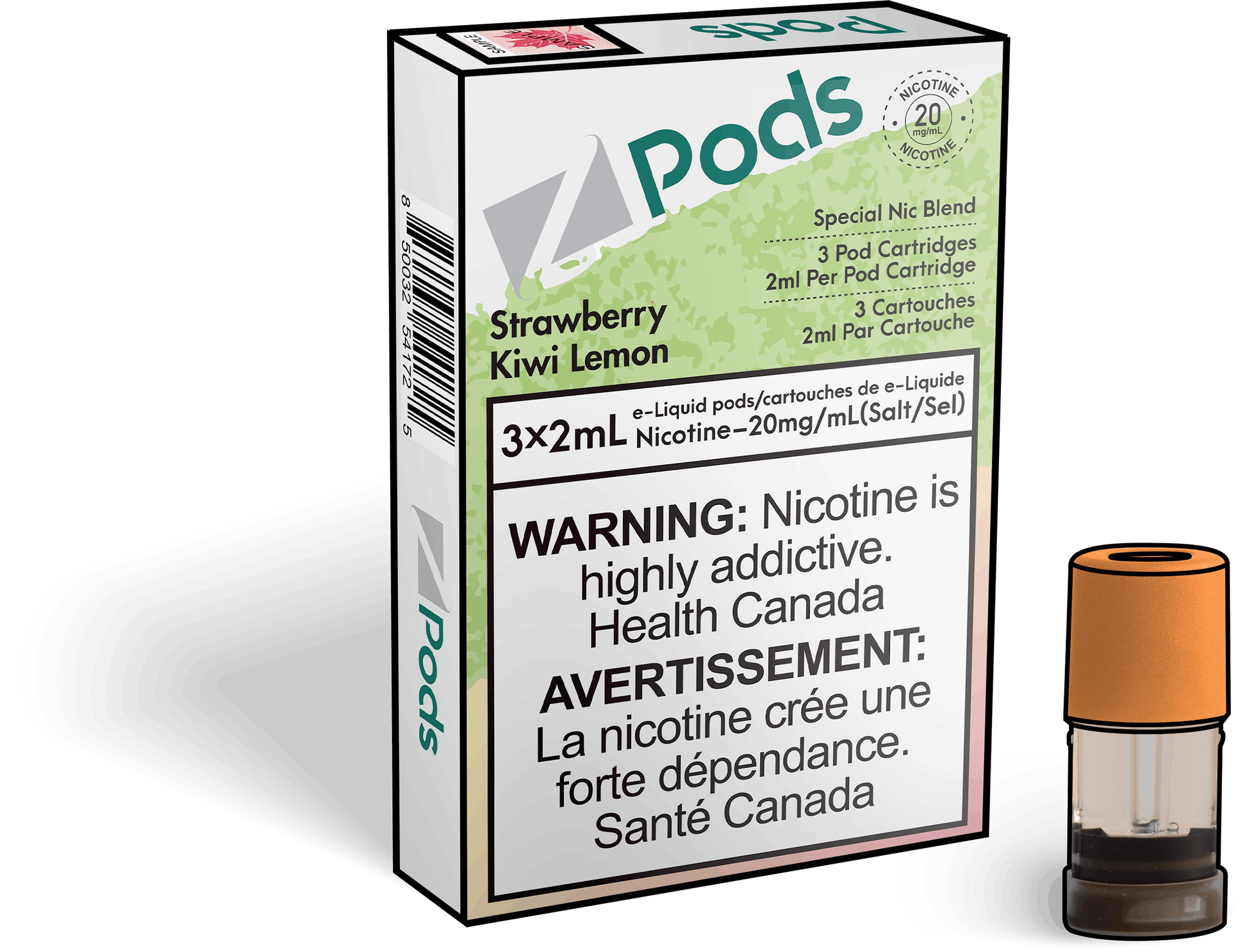Zpods_Strawberry-Kiwi-Lemon_Disposable_Nicotine_Vape_Pod